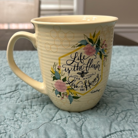 Madison Studio Bumble Bee and Flowers Coffee Cup/Mug. Victor Hugo. - Picture 2 of 7